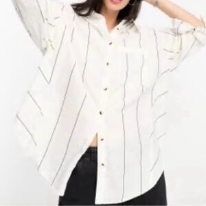We The Free Happy Hour striped blouse. Size Small
